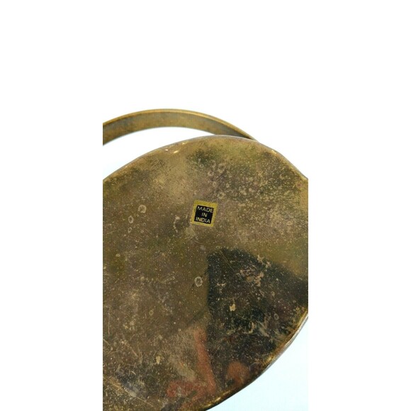 Vintage Potpourri Incense Brass Cricket Cage Trinket Box with Lid Made in India - Picture 8 of 8